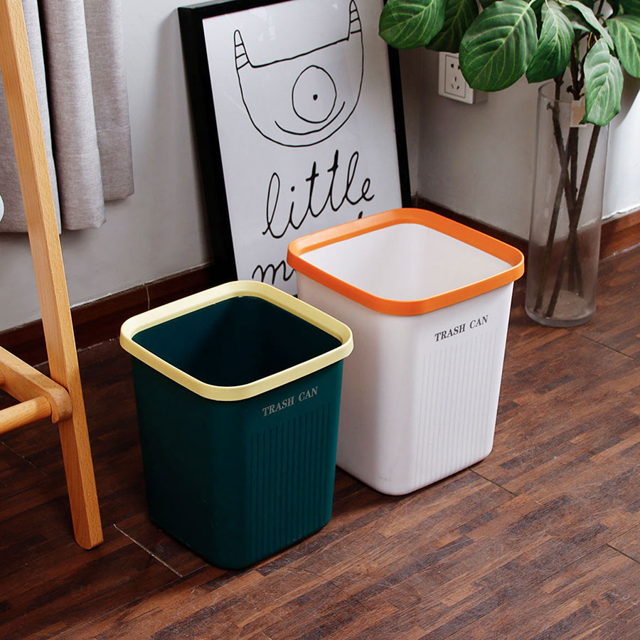 方形簡約垃圾桶(大號(hào)/