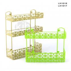 雕花方型二層、三層架