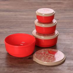 時(shí)代特色圓形保鮮盒（四