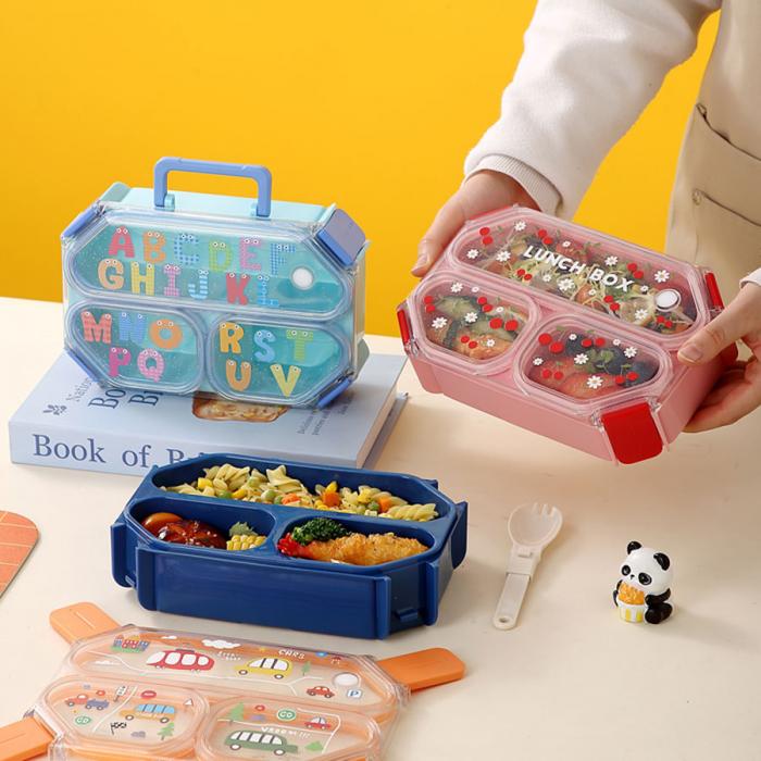 UV手提獨(dú)立密封長方形塑料兩格980ml/三格90